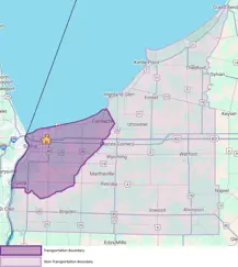 Map of Gregory A. Hogan Catholic School Boundary