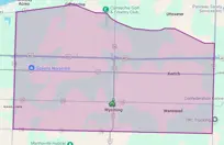 Map of Holy Rosary Catholic School boundary area